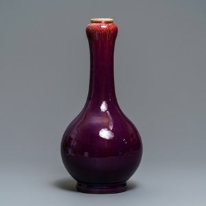 Een Chinese flesvormige flambé vaas, Qianlong — foto 2
