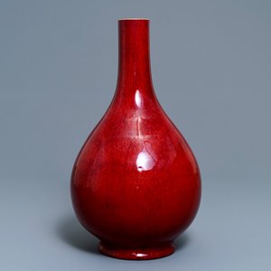 Een Chinese flesvormige sang de boeuf vaas, Qianlong/Jiaqing — foto 2