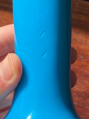 Een Chinese flesvormige vaas in turquoise Peking glas, Qianlong merk en periode — foto 8
