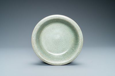 Een Chinese ge-type kom met craquelé glazuur, Qing
