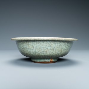 Een Chinese ge-type kom met craquelé glazuur, Qing — foto 3