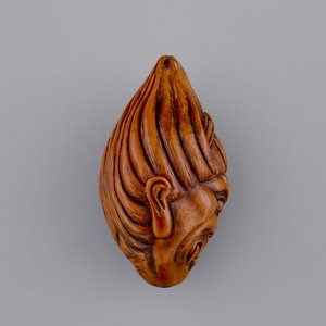 Een Chinese gesculpteerde walnoot, gesigneerd, 20e eeuw — foto 2