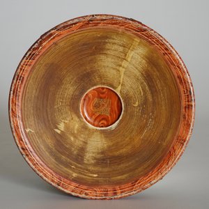 Een Chinese grisaille en faux bois penseelpot, Qianlong merk, 20e eeuw — foto 12