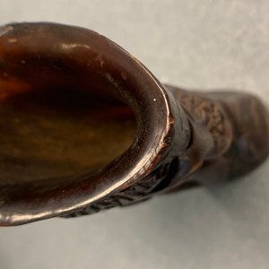 Een Chinese hoornen libation cup, Jiaqing — foto 20