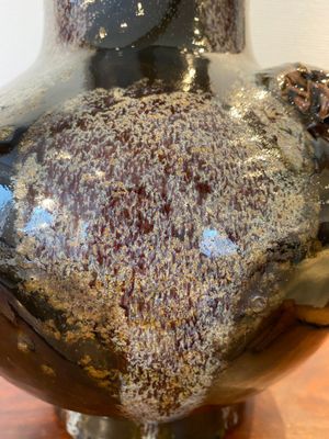 Een Chinese 'hu' vaas met bruin flambé-glazuur, Kangxi merk, 19e eeuw — foto 6