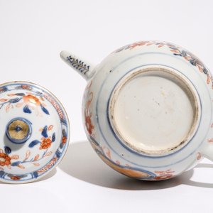 Een Chinese Imari en vergulde theepot, Qianlong — foto 6