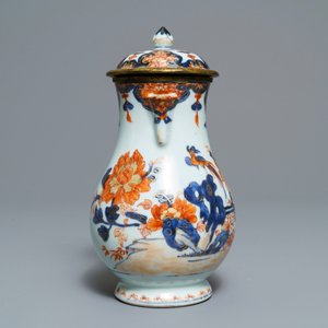 Een Chinese Imari-stijl dekselkan, Kangxi/Qianlong — foto 5