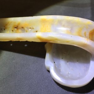 Een Chinese jade wierookbrander, ruyi scepter en een telraam, 19/20e eeuw — foto 12