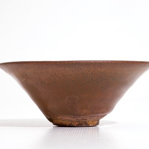 Een Chinese Jian theekom met roodbruin glazuur, Song — foto 3