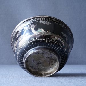 Een Chinese kom in lac burgauté, Kangxi — foto 12