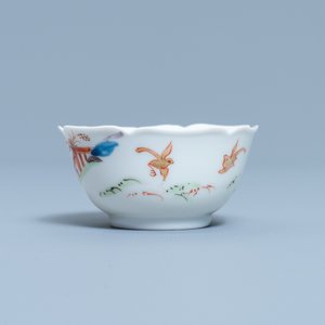 Een Chinese kop en schotel met decor naar Cornelis Pronk, Yongzheng/Qianlong — foto 5