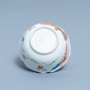 Een Chinese kop en schotel met decor naar Cornelis Pronk, Yongzheng/Qianlong — foto 9