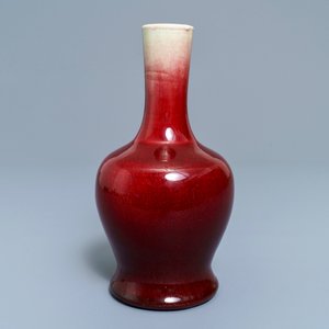 Een Chinese langyao vaas met rood glazuur, 19e eeuw — foto 2