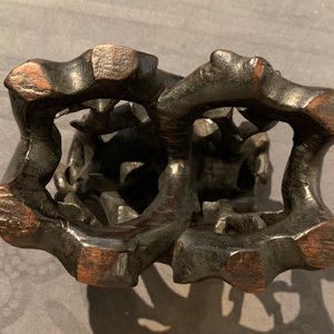 Een Chinese 'libation cup' in neushoornhoorn, Ming/Qing — foto 19