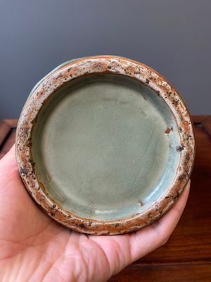 Een Chinese Longquan celadon 'meiping' vaas, Ming — foto 8