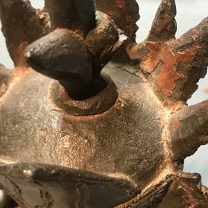 Een Chinese Ming-stijl bronzen figuur van Boeddha, Qianlong — foto 10