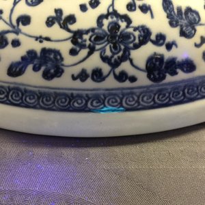 Een Chinese Ming-stijl schotel met floraal decor, Yongzheng/Qianlong — foto 6