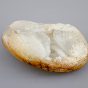 Een Chinese miniatuur jade sculptuur, 19/20e eeuw — foto 3
