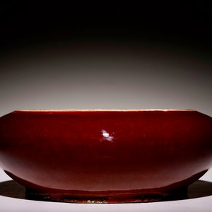 Een Chinese monochrome sang de boeuf penselenwasser, 19e eeuw — foto 1