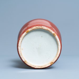 Een Chinese monochrome sang de boeuf vaas, 19e eeuw — foto 6