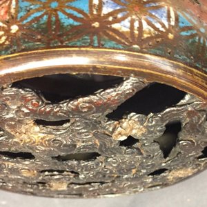 Een Chinese monochrome sang de boeuf vaas en een bronzen wierookbrander, 19e eeuw — foto 8