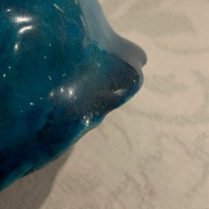 Een Chinese monochrome turquoise geglazuurde 'luduan' wierookbrander, 19e eeuw — foto 9