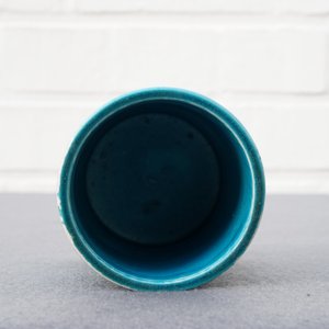Een Chinese monochrome turquoise penselenwasser en een bord, Kangxi — foto 12