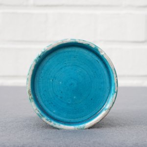 Een Chinese monochrome turquoise penselenwasser en een bord, Kangxi — foto 13