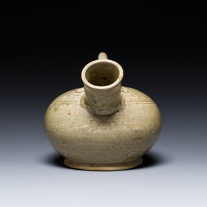 Een Chinese monochroom geglazuurde Yaozhou kan, Tang of later — foto 3