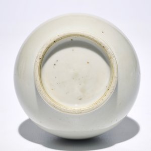 Een Chinese monochroom witte anhua-gedecoreerde vaas met draak, 18/19e eeuw — foto 6