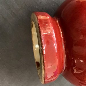 Een Chinese peervormige 'langyao' vaas met rood glazuur, 19e eeuw — foto 8