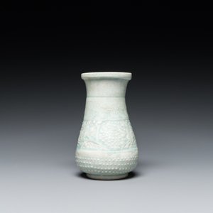 Een Chinese peervormige qingbai vaas, Song/Jin — foto 2