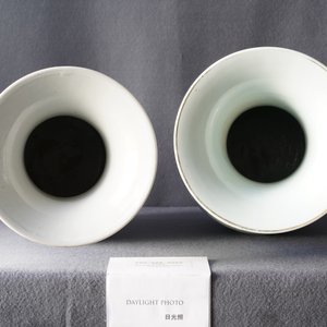 Een Chinese qianjiang cai landschapsvaas en een vaas met antiquiteiten, 19/20e eeuw — foto 9