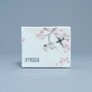 Een Chinese qianjiang cai neksteun, 19/20e eeuw — foto 3