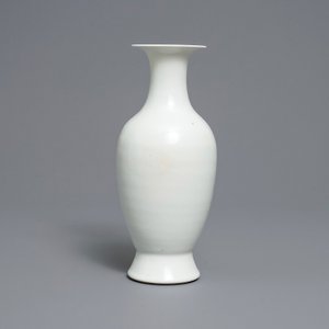 Een Chinese qianjiang cai vaas, gesign. Wang Qi, 19/20e eeuw — foto 3