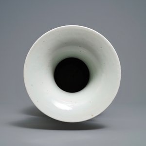 Een Chinese qianjiang cai vaas met figuren en ganzen, gesign. Ma Qing Yun, 19/20e eeuw — foto 5