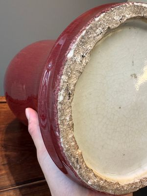 Een Chinese sang-de-boeuf-geglazuurde vaas, 19e eeuw — foto 5