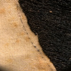 Een Chinese scroll met geborduurde kalligrafie in zijde op textiel, 19/20e eeuw — foto 12