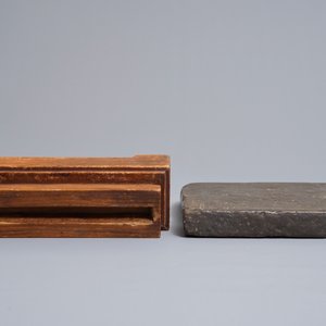 Een Chinese stenen tablet met inscriptie, Qing of vroeger — foto 6