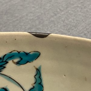 Een Chinese Swatow schotel met een tempelzicht, Ming — foto 5