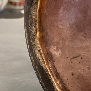 Een Chinese vaas met flambé glazuur tot lamp omgevormd, Qianlong — foto 17