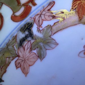 Een Chinese verte-imari 'Gouverneur Duff' schotel, Yongzheng — foto 6
