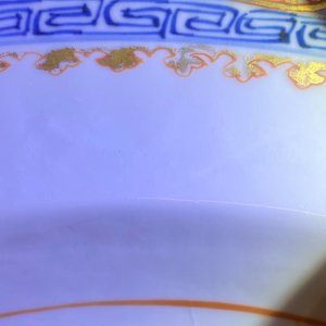 Een Chinese verte-Imari schotel met een hert, Kangxi — foto 4