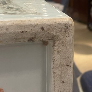 Een Chinese vierkante qianjiang cai vaas, gesigneerd Ma Qingyun, 19/20e eeuw — foto 28