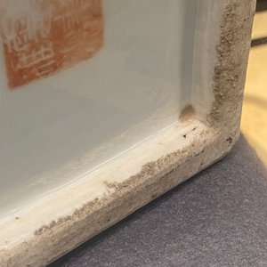 Een Chinese vierkante qianjiang cai vaas, gesigneerd Ma Qingyun, 19/20e eeuw — foto 29
