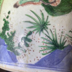 Een Chinese wucai dekselvaas met mythische dieren, Transitie periode — foto 27