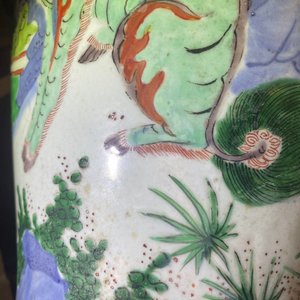 Een Chinese wucai dekselvaas met mythische dieren, Transitie periode — foto 28