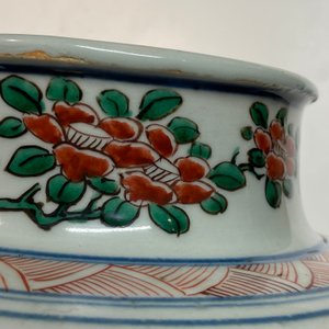 Een Chinese wucai dekselvaas met onsterfelijken, Shunzhi — foto 19