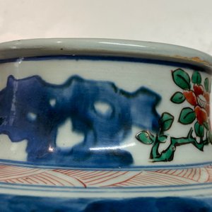 Een Chinese wucai dekselvaas met onsterfelijken, Shunzhi — foto 10