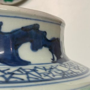 Een Chinese wucai dekselvaas met spelende jongens, Transitie periode — foto 10